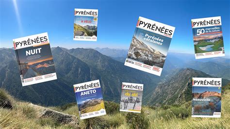 Plusieurs couvertures du magazines "Pyrénées"
